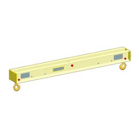 Machining & Welding By Olsen M&W 4' Ultra Low Headroom Lift Beam 4000 Lb. Capacity 16494